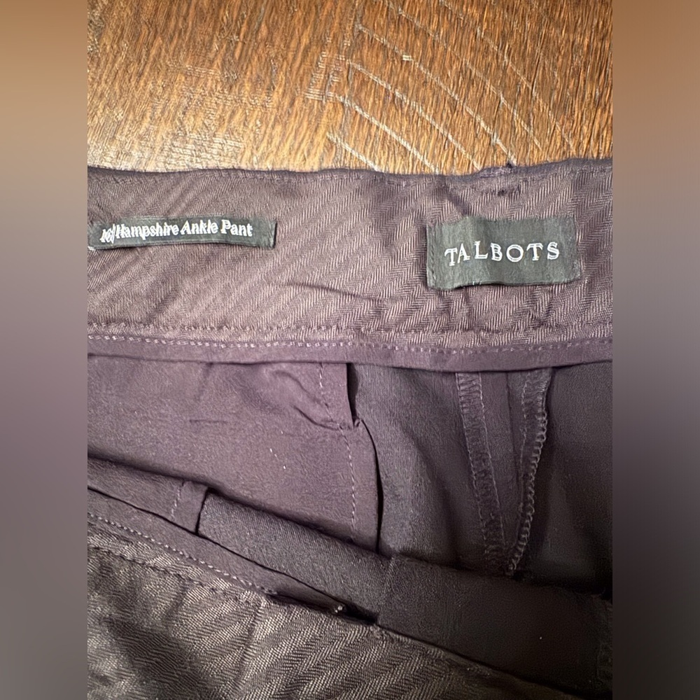 Talbots Hampshire Ankle Pant - Picture 3 of 5